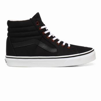 Női Vans Tort Sk8-Hi Magasszárú Cipő VA4856231 Fekete/Fehér